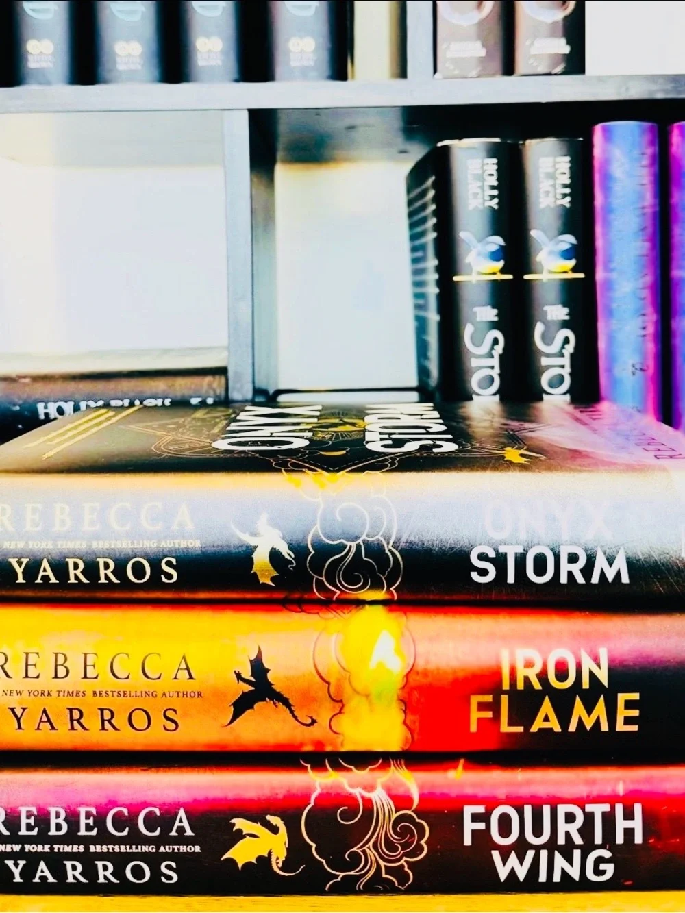FOURTH WING Holiday Edition +IRON FLAME First Edition + ONYX STORM First Edition